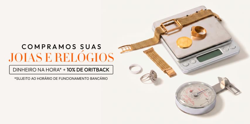 COMPRAMOS SUAS
JOIAS E RELÓGIOS